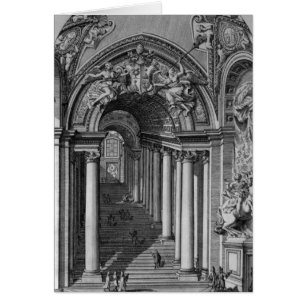 View of the staircase in the Scala Regia