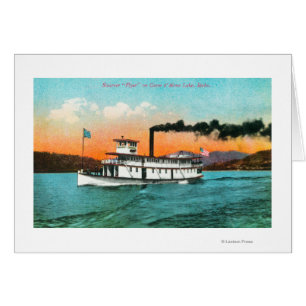 View of the Steamer Flyer on the Lake