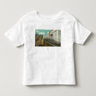 View of the Steeplechase Rollercoaster Toddler T-Shirt