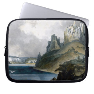 View of the Stone Walls on the Upper Missouri, pla Laptop Sleeve