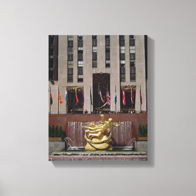 View of the Sunken Plaza Canvas Print (Front)
