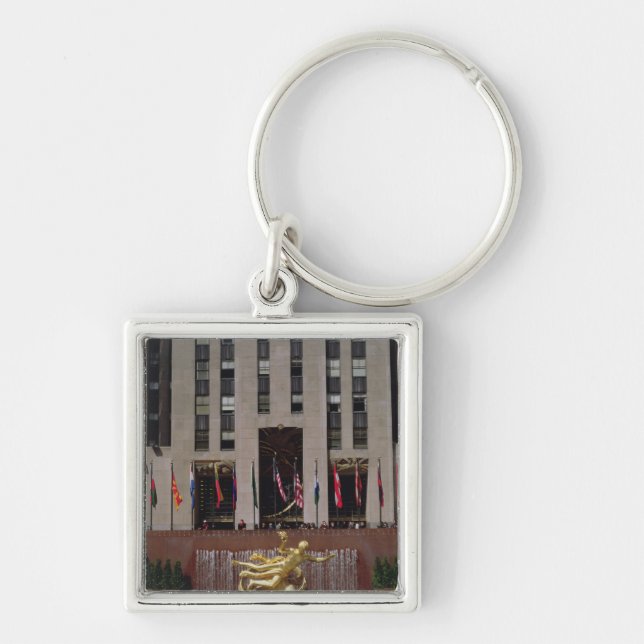 View of the Sunken Plaza Key Ring (Front)