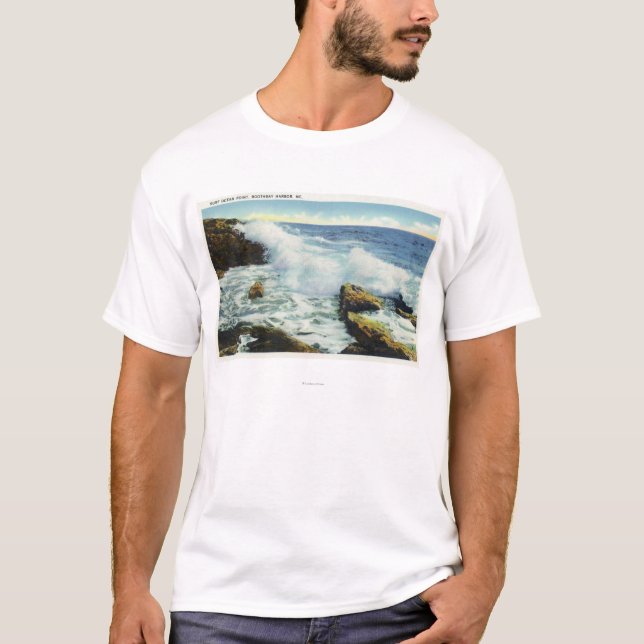 View of the Surf at Ocean Point T-Shirt (Front)