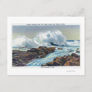 View of the Surf Postcard