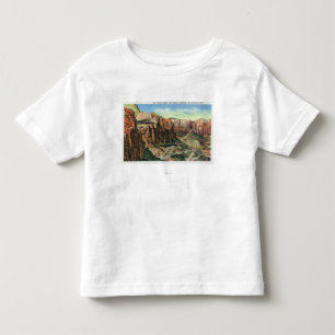 View of the Switch Back, Mt. Carmel Highway Toddler T-Shirt