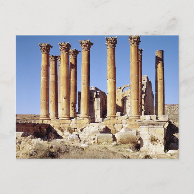 View of the Temple of Artemis, built c.386 AD Postcard (Front)