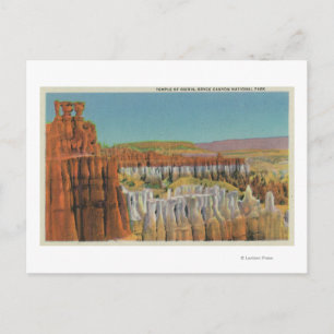 View of the Temple of Osiris Postcard