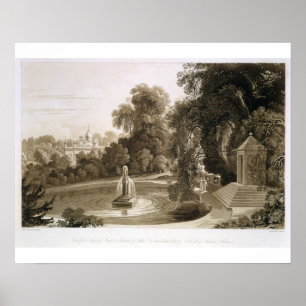 View of the Temple of Suryah and the Fountain of M Poster