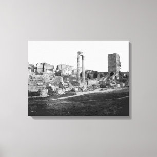 View of the Theatre Antique Canvas Print