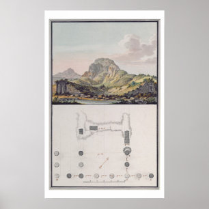 View of the Theatre at Sardis and a plan of the Io Poster