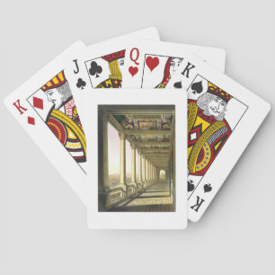 View of the third floor Loggia at the Vatican, wit Playing Cards