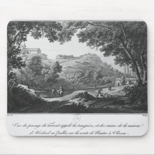 View of the torrent known as La Sanguese Mouse Pad