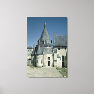 View of the Tour d'Evrault Canvas Print