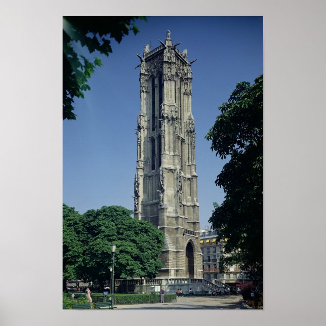 View of the Tour Saint-Jacques, 1508-22 Poster (Front)