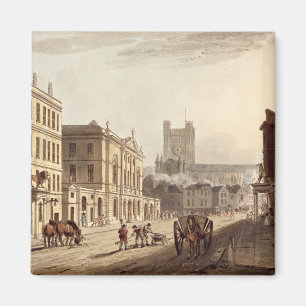 View of the Town Hall, Market and Abbey Church, fr Magnet