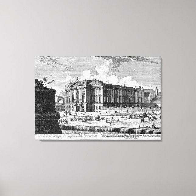 View of the Trautson Palace built for Count Canvas Print (Front)