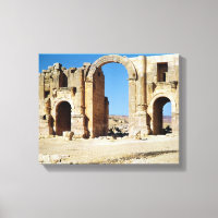 View of the Triumphal Arch, built c.129 AD