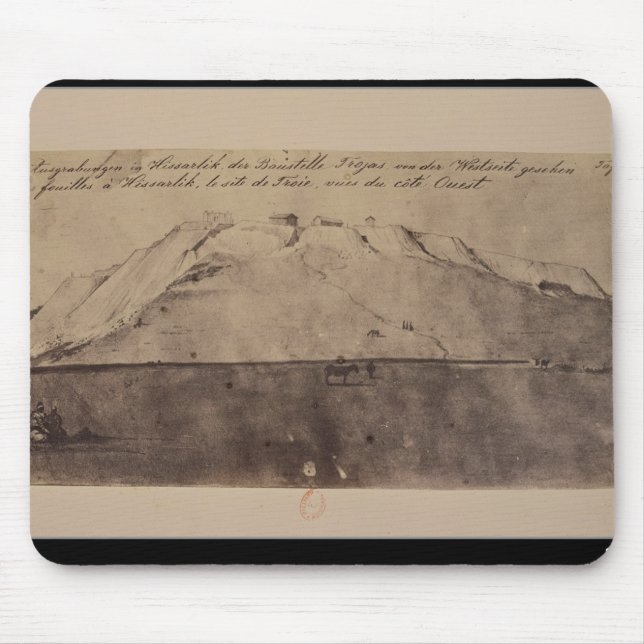 View of the Troy excavations seen from the West Mouse Pad (Front)