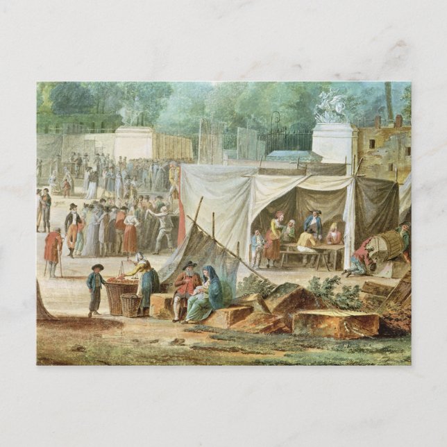 View of the Tuileries Postcard (Front)