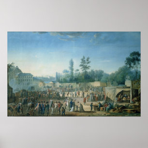 View of the Tuileries Poster