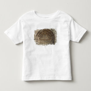 View of the tympanum depicting the Madonna Toddler T-Shirt