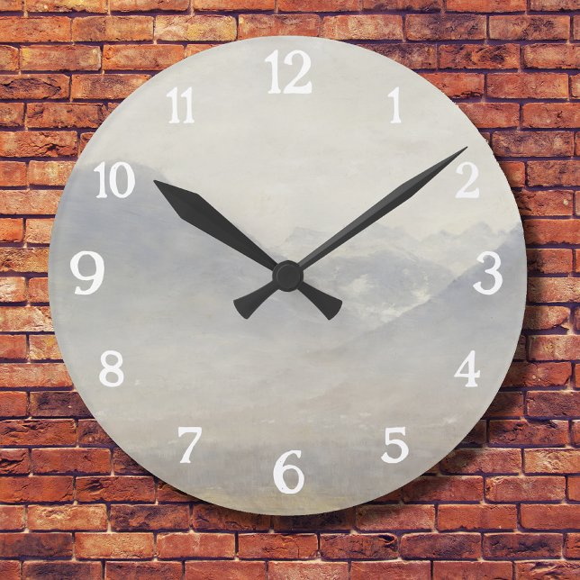 View of the Ulten Valley – Timeless Painting Round Clock (Creator Uploaded)