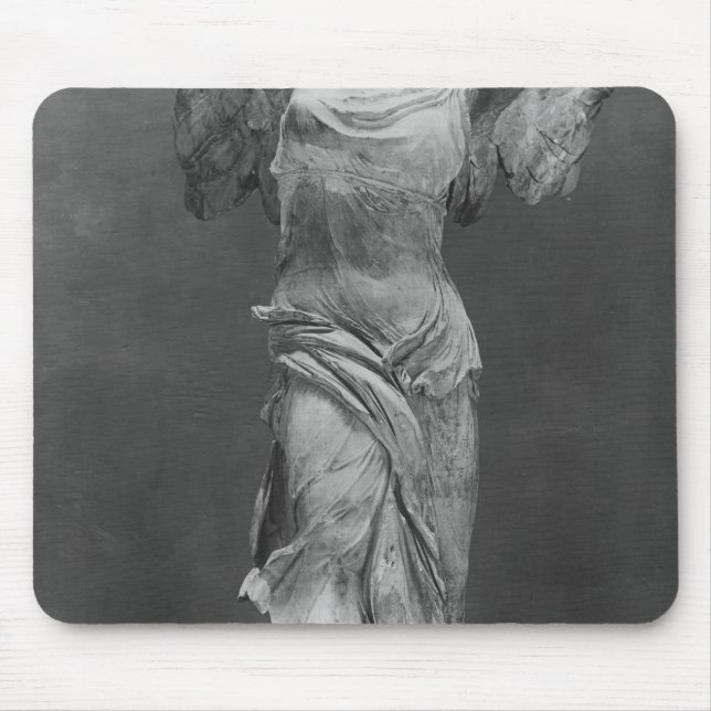 View of the Victory Samothrace in Louvre museum Mouse Pad (Front)
