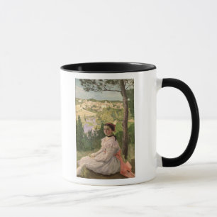 View of the village, Castelnau, 1868 Mug
