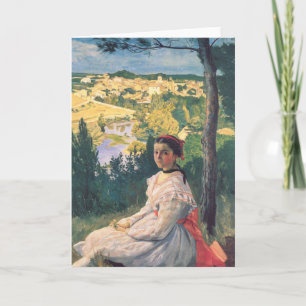 View of the Village Frédéric Bazille Card