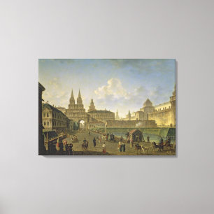 View of the Voskresensky and Nikolsky Gates Canvas Print