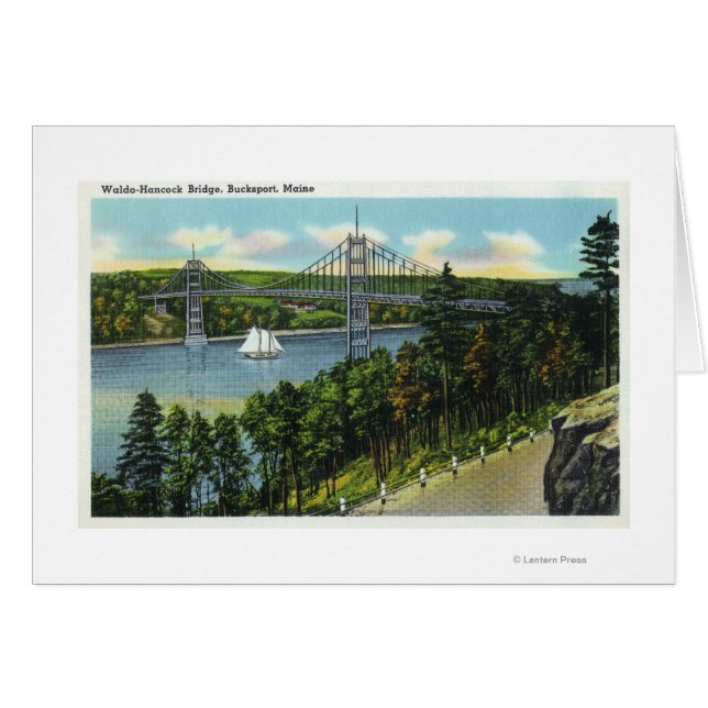 View of the Waldo-Hancock Bridge (Front Horizontal)