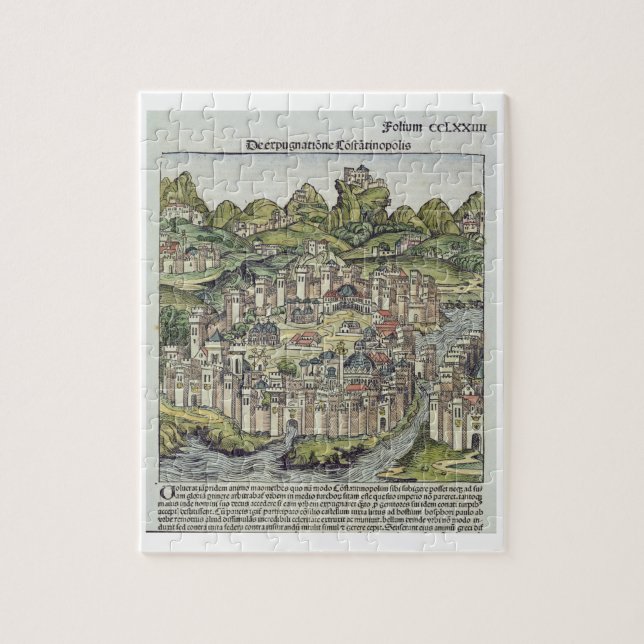 View of the walled city of Constantinople, from th Jigsaw Puzzle (Vertical)