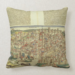 View of the walled city of Florence, from the Nure Cushion
