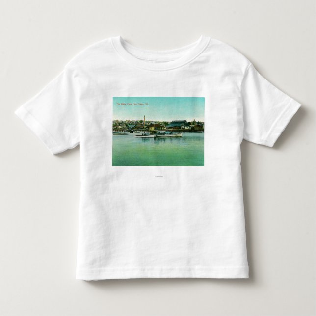 View of the Water FrontSan Diego, CA Toddler T-Shirt (Front)