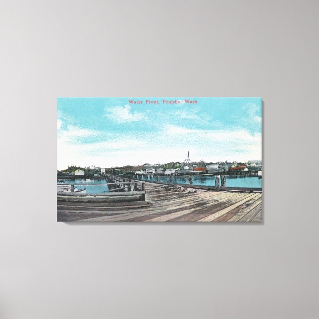 View of the Waterfront Canvas Print (Front)
