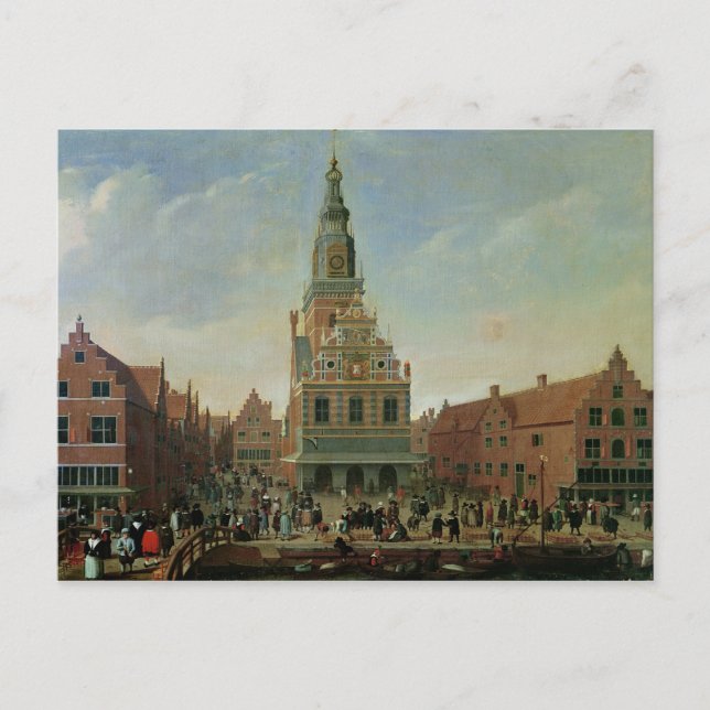 View of the Weighhouse and the Cheese Market Postcard (Front)