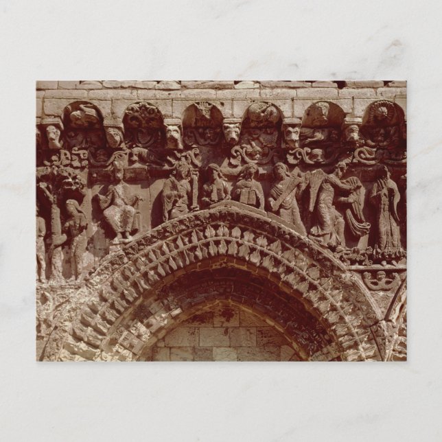 View of the West Fa�ade Postcard (Front)