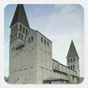 View of the west facade, 10th-11th century square sticker