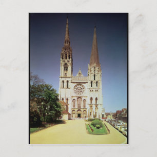 View of the west facade 2 postcard