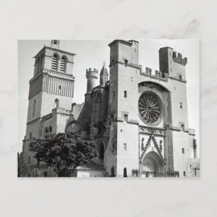 View of the west facade and tower postcard