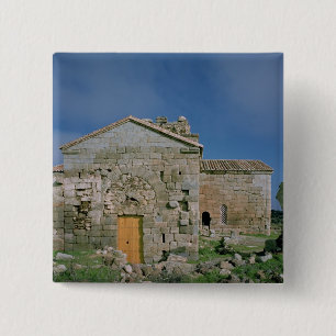 View of the west facade, built c.862-930 15 cm square badge