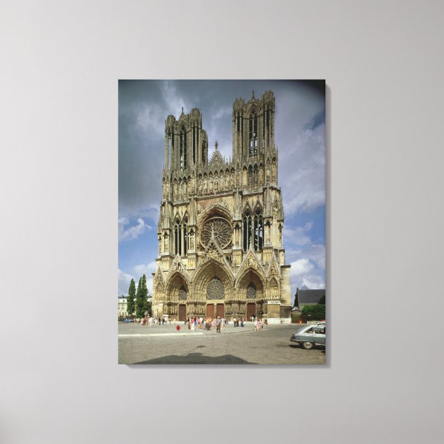 View of the west facade canvas print (Front)