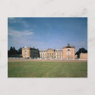 View of the west front, rebuilt 1746-61 postcard