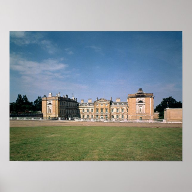 View of the west front, rebuilt 1746-61 poster (Front)