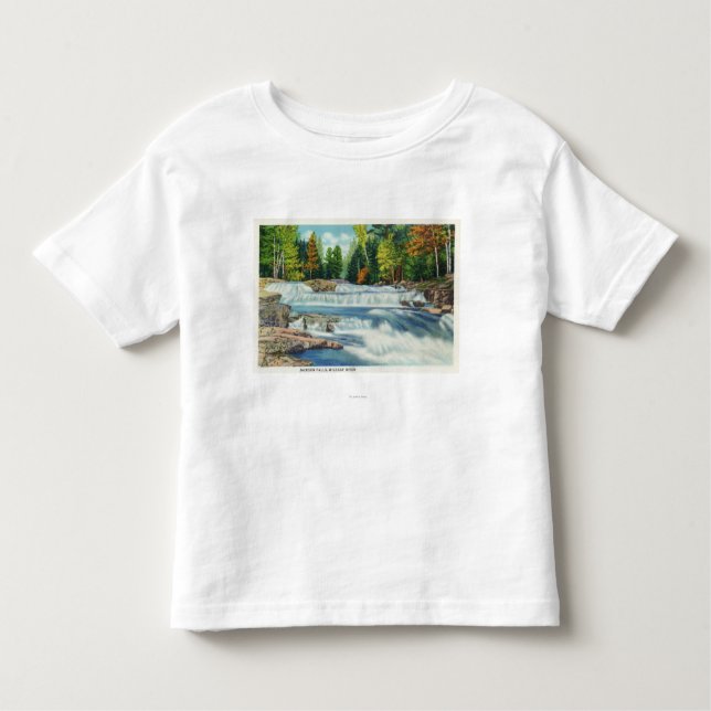View of the Wild Cat River and Jackson Falls Toddler T-Shirt (Front)