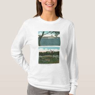 View of Ticonderoga Steamer and Ausable Chasm T-Shirt