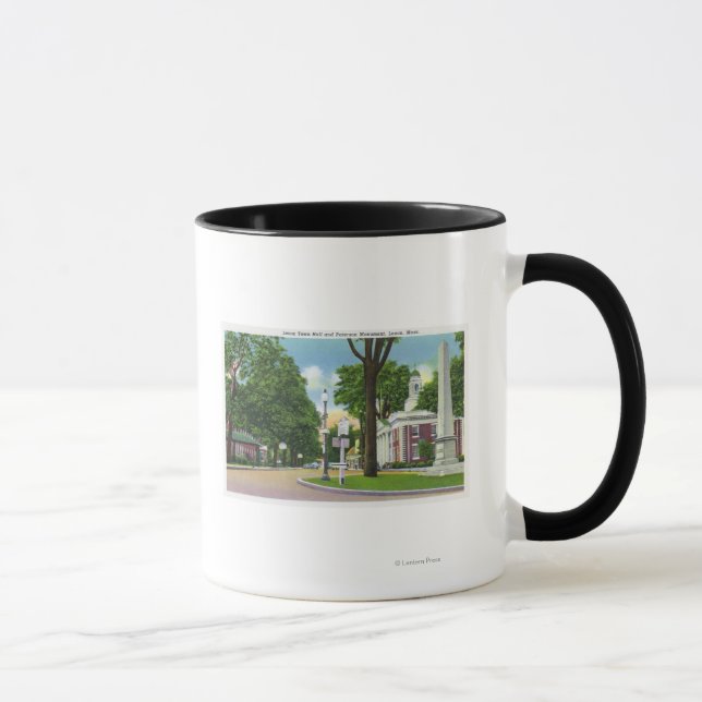 View of Town Hall and Paterson Monument Mug (Right)