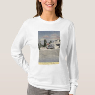 View of Town in Winter T-Shirt