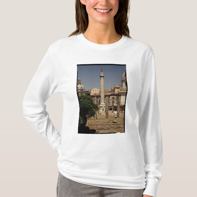 View of Trajan's Column, 113 AD T-Shirt (Front)