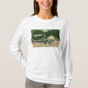 View of Trout Haven HatcheryGasquet, CA T-Shirt